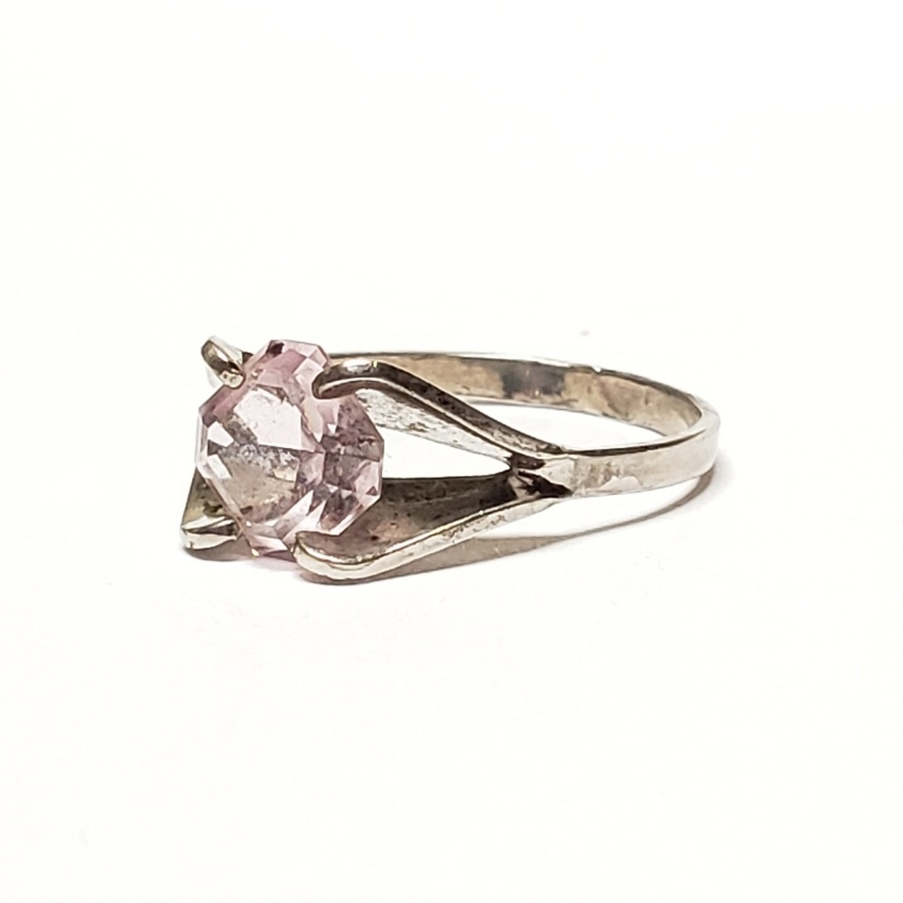 Lilac Amethyst Sterling Ring Vintage